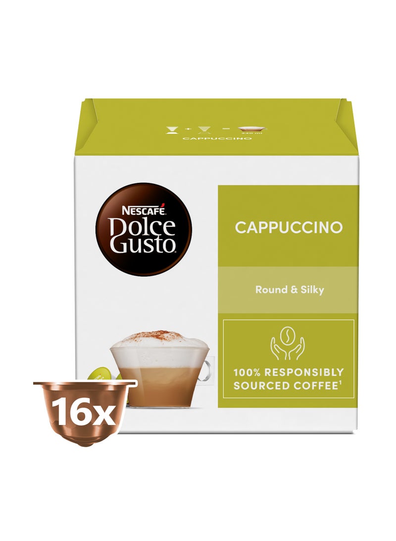 Nescafe Dolce Gusto Cappuccino Coffee 186.4grams Pack of 16 - Image 3