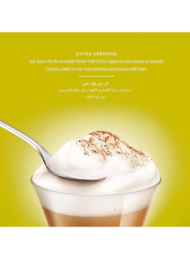 Nescafe Dolce Gusto Cappuccino Coffee 186.4grams Pack of 16 - Image 5