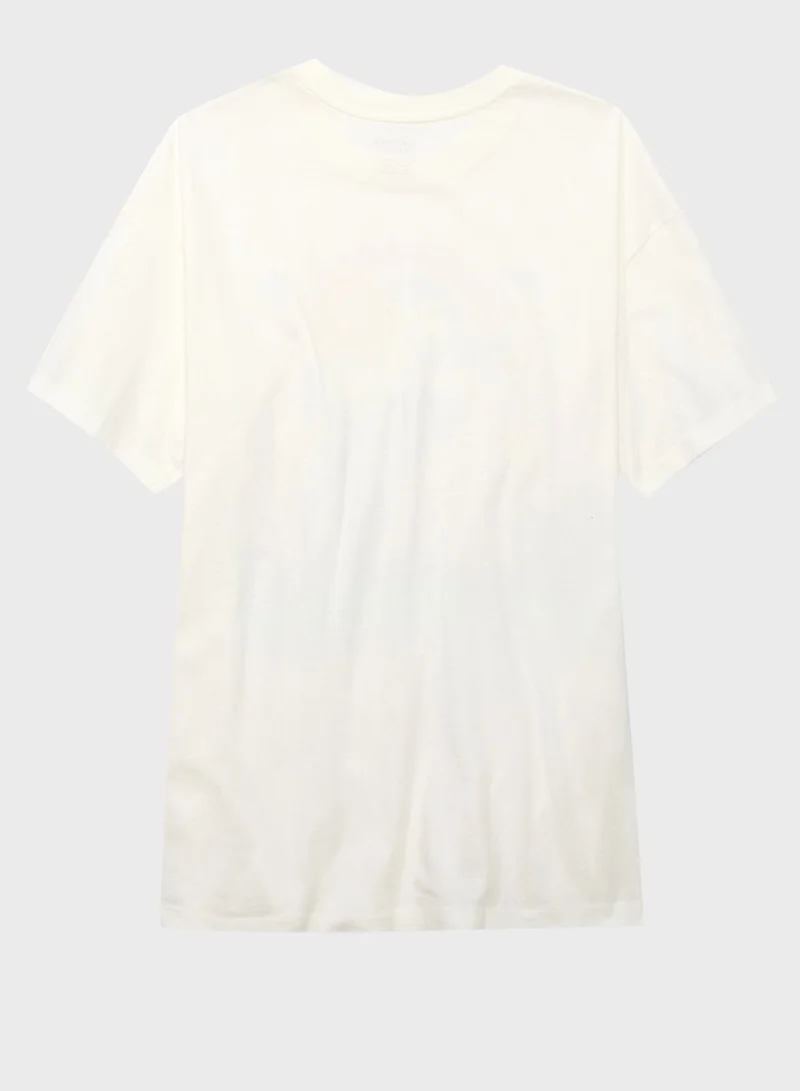 American Eagle Graphic Crew Neck T-Shirt