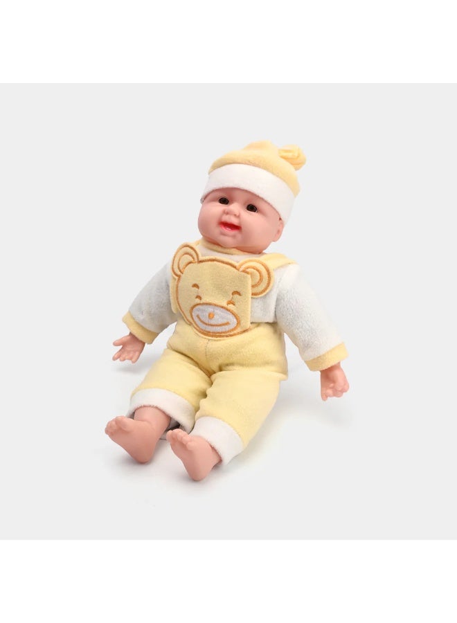 42Cm Vinyl Baby Doll, Reborn Baby Doll, (With Multi-Colored Clothes) - Image 1
