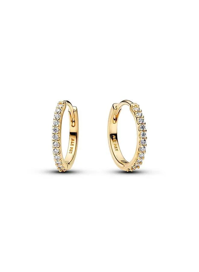 Sparkling Mini Hoop Earrings