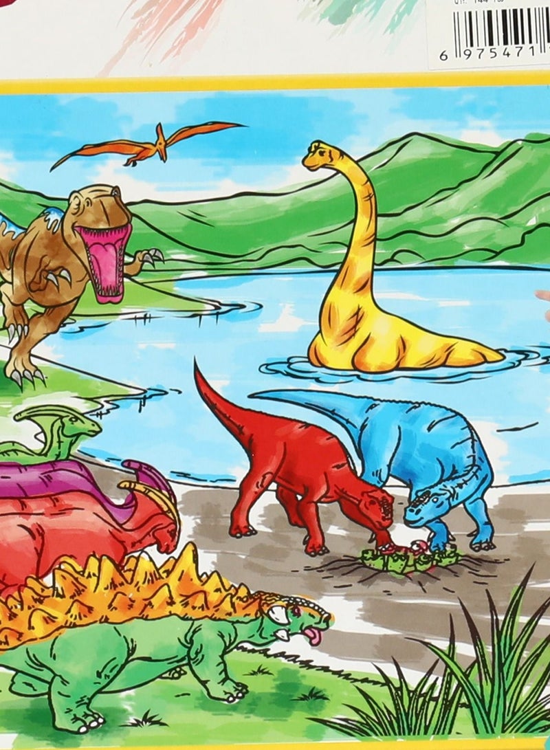 رونج إف إيه بساط للتلوين مع 6 اقلام للتلوين - Image 3