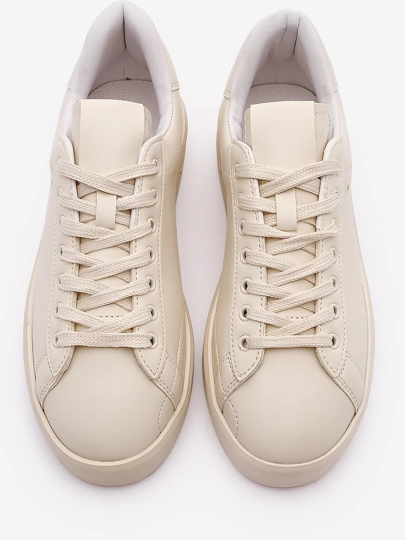 MARJIN Women's Sneaker Thick Sole Lace-Up Sports Shoes Dopre