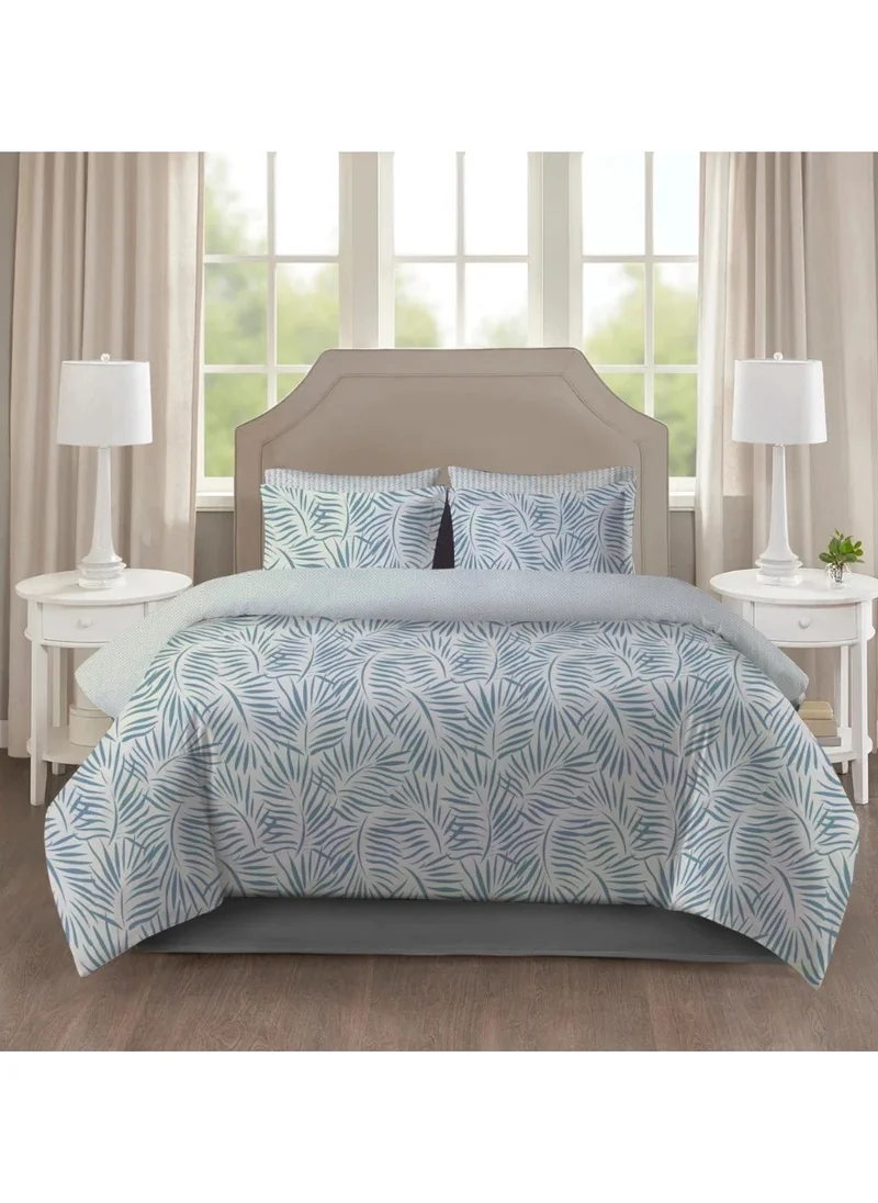 Varessa VARESSA LA FOSCA 100% COTTON PRINTED KING DUVET COVER SET (4 pcs)