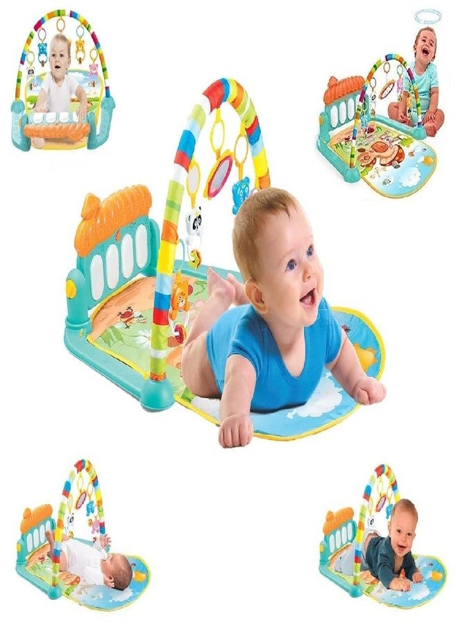 Toyfinity 3 in 1 Baby Gym Musical Play Mats for Floor and Play Piano Gym Activity Center with Music, Lights and Sounds Toys for Infants Baby and Toddlers Aged 0 to 18 Months(Multicolor) - Image 3