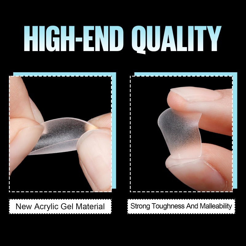 TOMICCA Extra Short Coffin Nail Tips, 360Pcs Extra Short Gel Tips Full Matte Soft Nails Tips, Fake Acrylic Coffin Nail Tips for Dip Powder Gel Polish 15 Sizes - Image 4