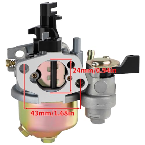 Ferilter Carburetor for Coleman CT200U BT200 B200 Mini Bike KT196 CK196 Go Kart 196cc Predator 212cc 196cc 6.5hp Engine Carburetor for Honda GX160 GX200 Engine 17210-Z4M-821 Air Filter - Image 3