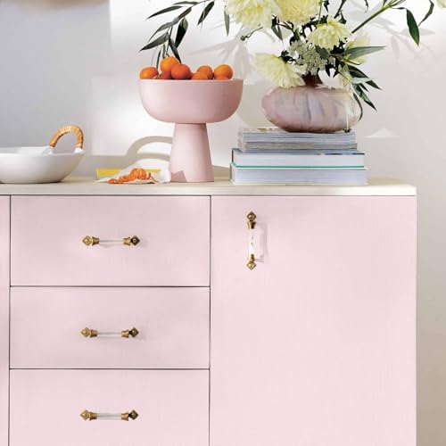 Sevalo Light Pink Peel and Stick Wallpaper Pink Contact Paper for Cabinets and Drawers Textured Embossed Self Adhesive Removable Wallpaper Bedroom Bathroom Waterproof Girls Kids Room 15.7inW 78.7L - Image 4