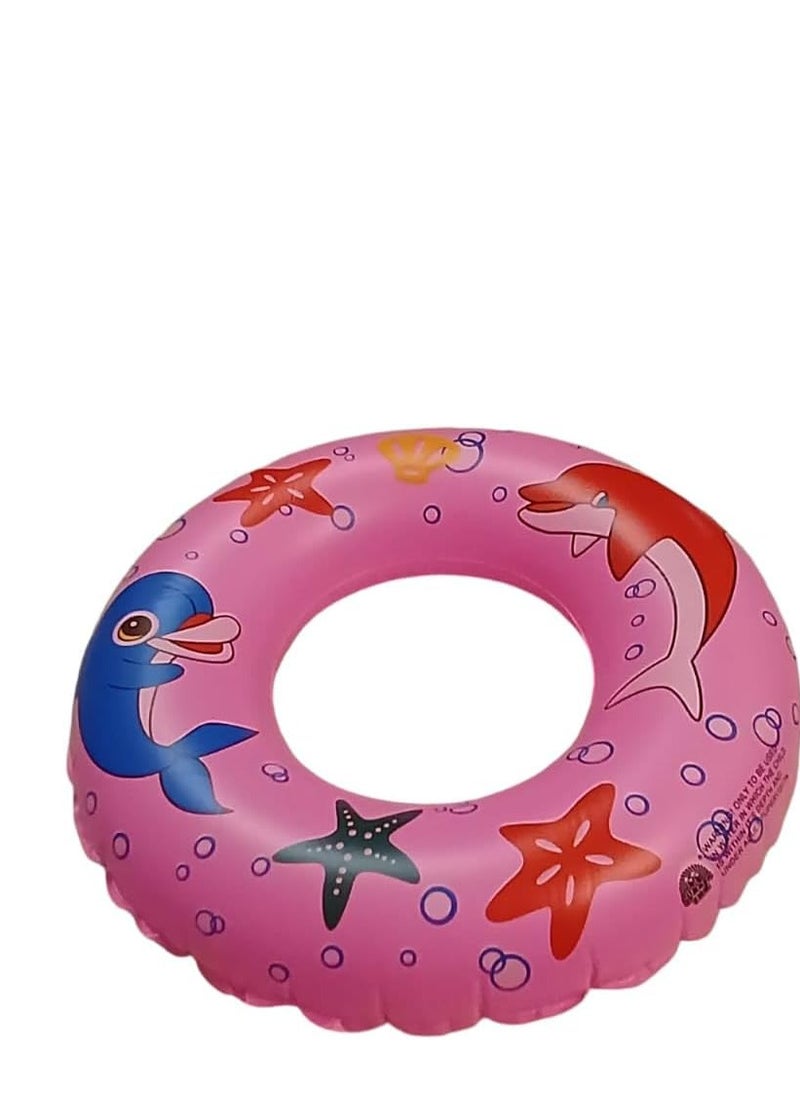 Generic Plastic Round Swimming Baby Float 80 CM - pink  - Image 3