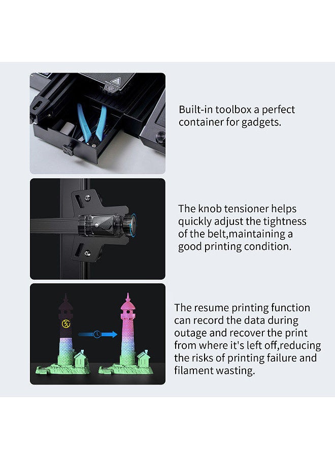 Creality 3D - Original Creality 3D Ender-3 V2 Neo Desktop 3D Printer FDM 3D Printing Machine - Image 1