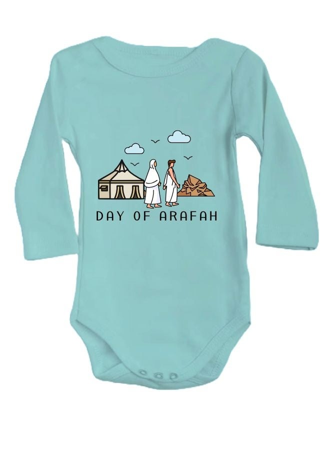 PRINTSHOP4ME Arafah Day Baby Romper|Long Sleeve Cotton Romper|Eid & Hajj Baby Outfit  - Image 1