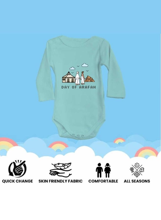 PRINTSHOP4ME Arafah Day Baby Romper|Long Sleeve Cotton Romper|Eid & Hajj Baby Outfit  - Image 5