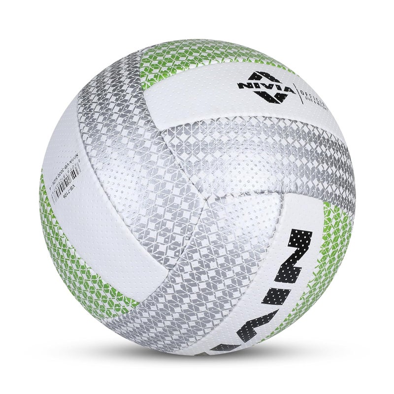 Nivia PU-5000 PU-18P Volleyball (Size 4) 32 Panel Hand Stitched PU Waterproof Indoor and Outdoor Play - Image 5