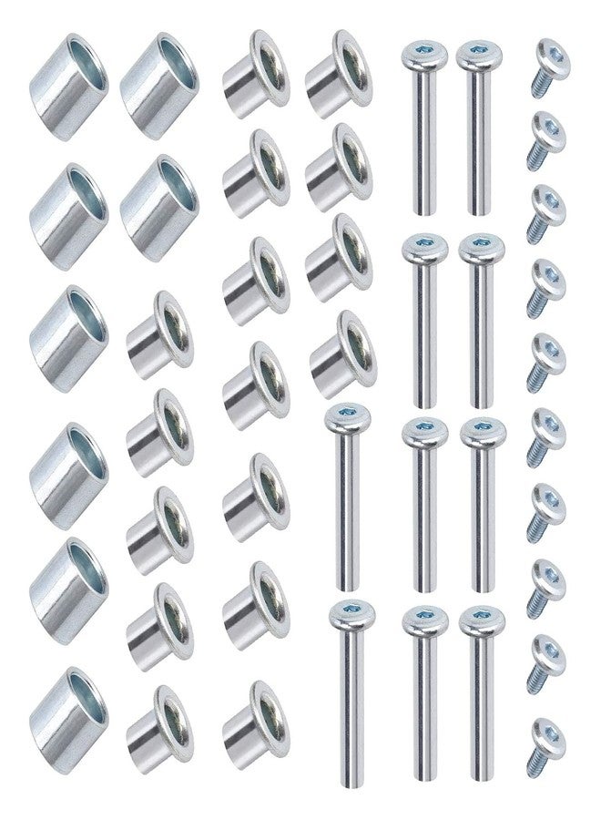 Still Awake Inline Skate Axle Spacer Screw Replacement, Aluminum Alloy Skate Wheel Bearing Spacer, Roller Skate Replacement Accessories with Axle & Axles Screws & Wrench - Image 1