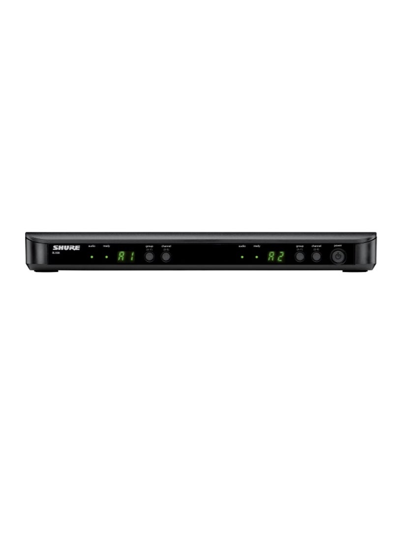 Shure Dual Handheld Wireless Microphone System BLX288UK/PG58X-K14 Black  - Image 3