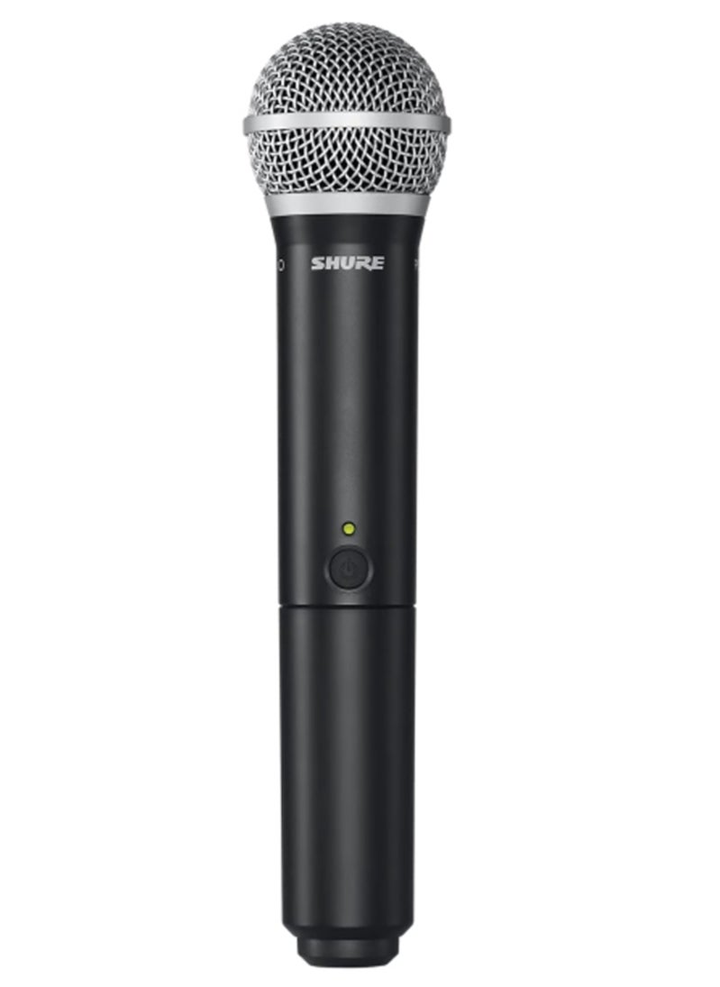 Shure Dual Handheld Wireless Microphone System BLX288UK/PG58X-K14 Black  - Image 2