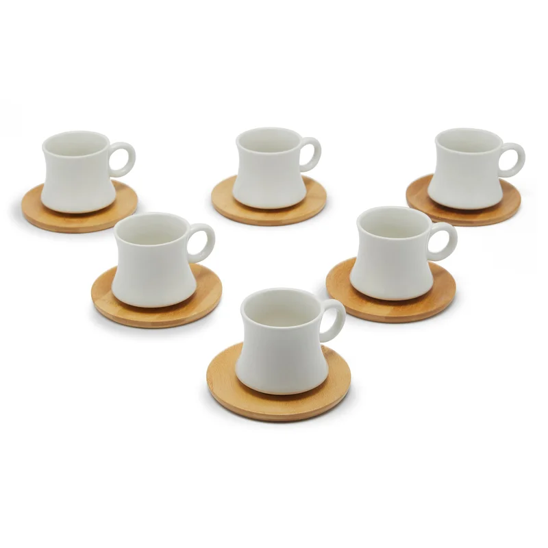 Simply Kitchen Gourmet Cup & Saucer With Bamboo