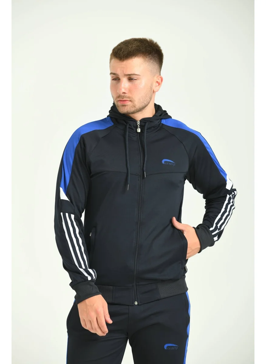 Cramp Spor t Stripe Diving Fabric Men's Set on the Arm