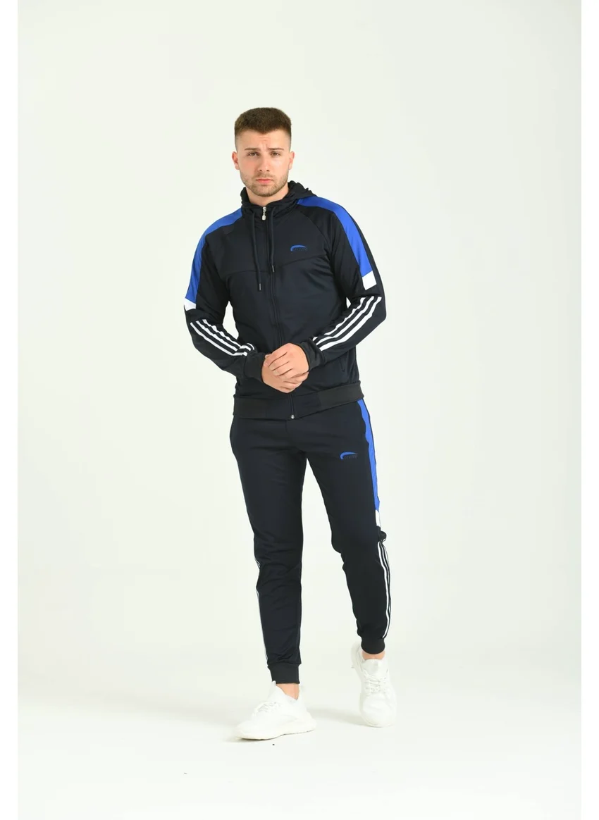 Cramp Spor t Stripe Diving Fabric Men's Set on the Arm