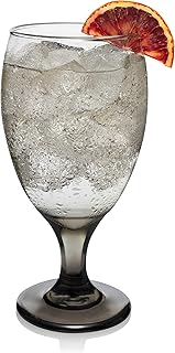LIBBEY Libbey Classic Smoke Goblet Beverage Glasses, Set of 6  - Image 1