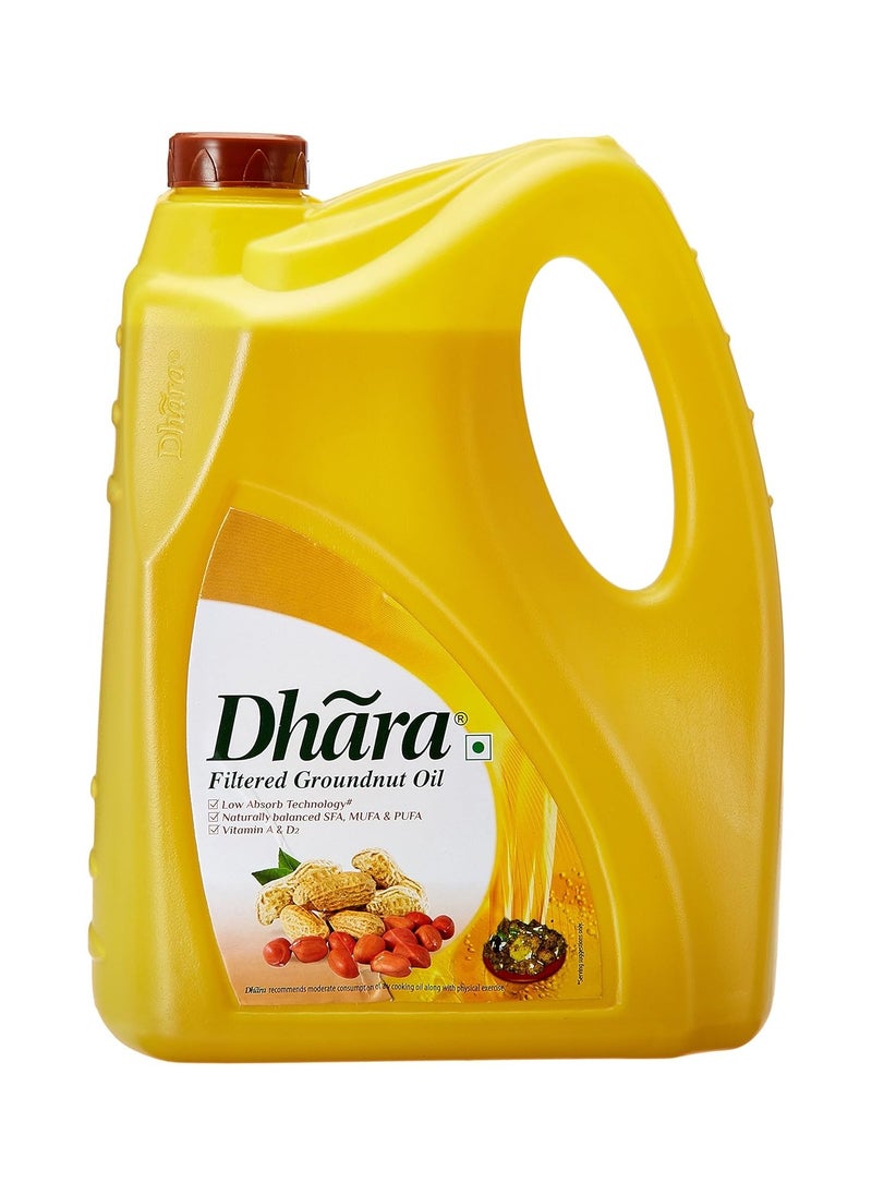 Dhara Pure Groundnut Oil 5L  - Image 1