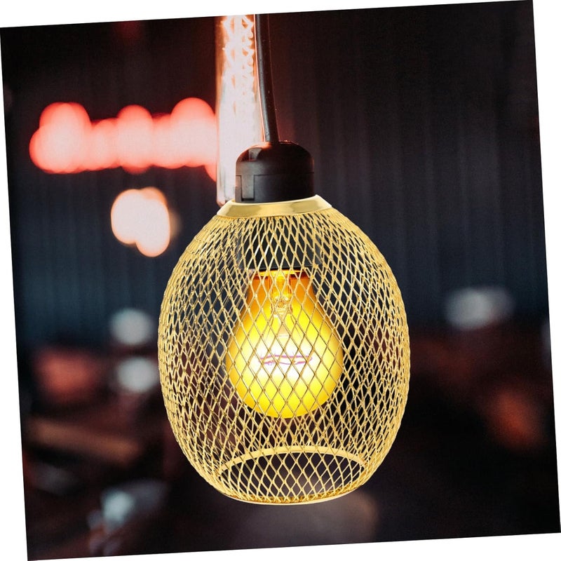 فواساريا ظلال إضاءة عصرية من سلك الحديد، ظلال إضاءة متعددة الاستخدامات لغرفة المعيشة - Image 4