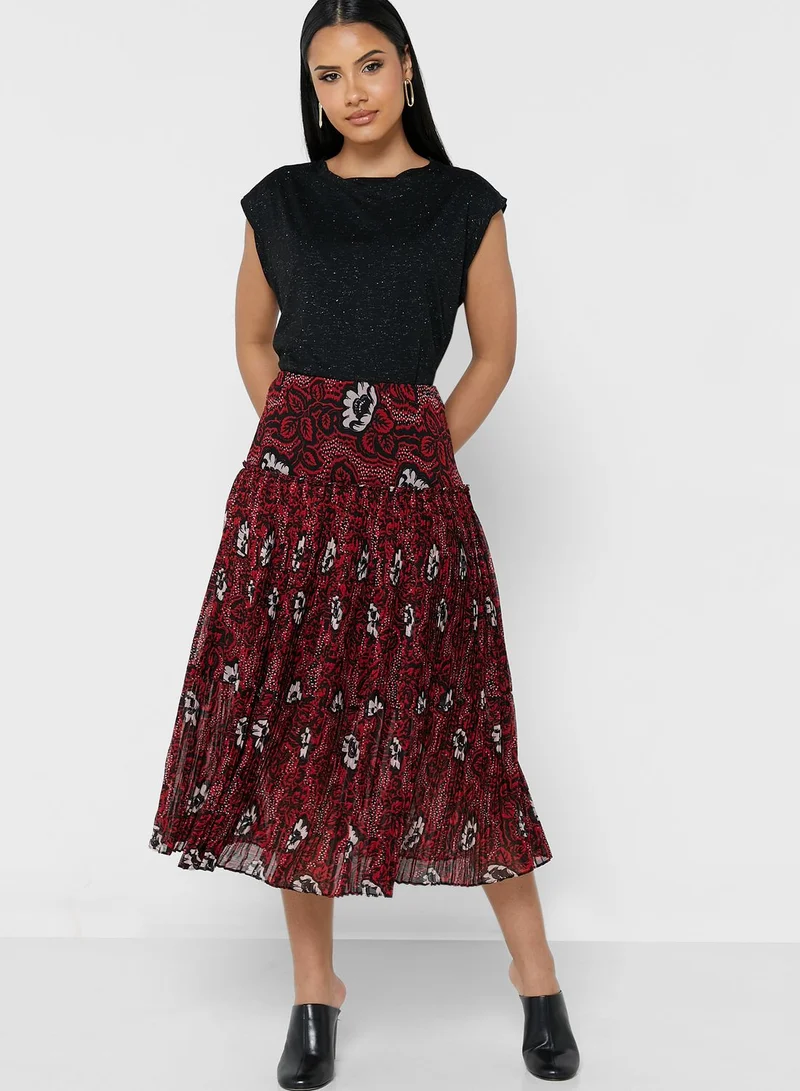 Ted Baker Shimmer Twisted Neck Top