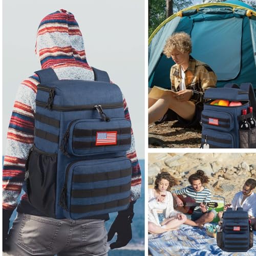 ATRIPACK Tactical Backpack Cooler,Soft Lightweight Leakproof Cooler Backpack,Insulated Cooler Bag,Portable Soft Cooler Bag Waterproof for Beach, Travel, Camping, Picnic, Hiking - Image 2