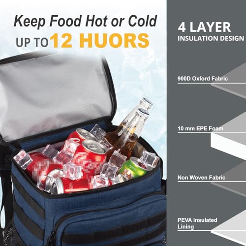 ATRIPACK Tactical Backpack Cooler,Soft Lightweight Leakproof Cooler Backpack,Insulated Cooler Bag,Portable Soft Cooler Bag Waterproof for Beach, Travel, Camping, Picnic, Hiking - Image 3