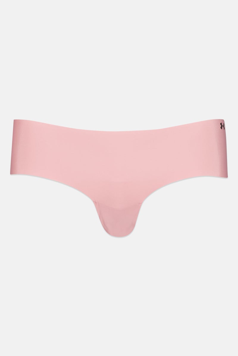 UNDER ARMOUR سراويل داخلية نسائية 3 قطع بشعار العلامة التجارية، متعددة الألوان - Image 3