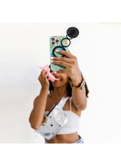 Sonix MagLink Pop Up Selfie Light and Phone Ring Grip for MagSafe iPhone 14/13 / and 12 Series, Magnetic Fully Adjustable Round Ring Light 