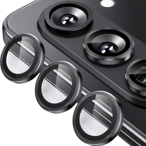 ZARALA Camera Lens Protector for Samsung Galaxy Z Fold 6, HD Tempered Glass Camera Cover Screen Protector, Metal Individual Ring Cove, Case Friendly Black - Image 1