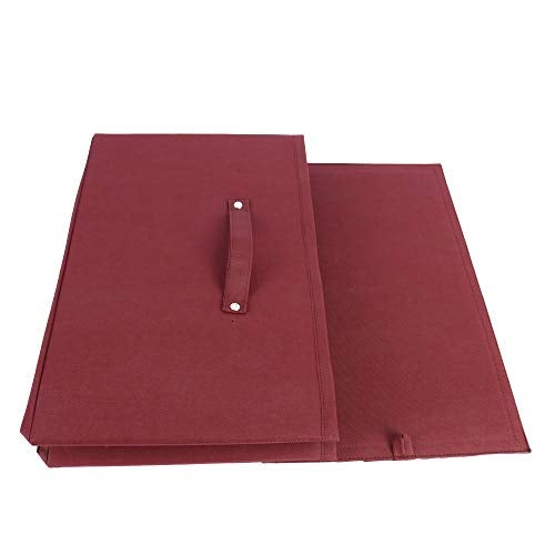 SHREY CREATION Plain Non Woven Fabric Shirt Stacker Foldable Wardrobe Cloth Storage Organizer With Lid and Handle For Shirt Pants (Pack Of 2) - Image 5
