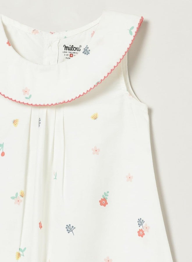 ميلو فستان ميلو قطني أبيض اللون - أبيض - Image 3