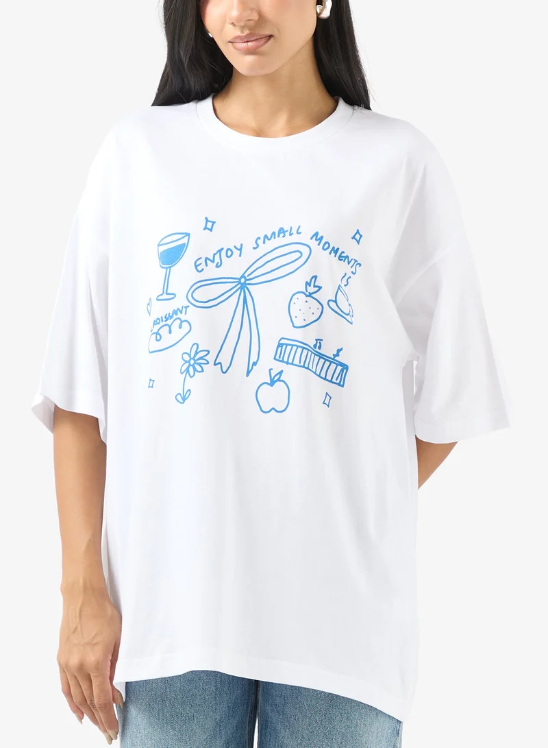 Ginger Oversize Graphic T-Shirt