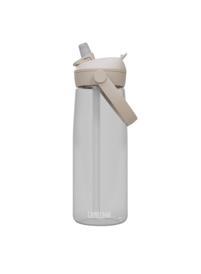 CAMELBAK زجاجة مياه كاملباك ثرايف فليب ستراو شفافة، مقاومة للتسرب، قابلة لإعادة الاستخدام سعة 25 أونصة للاستخدام في المدرسة والعمل والحياة اليومية - Image 1