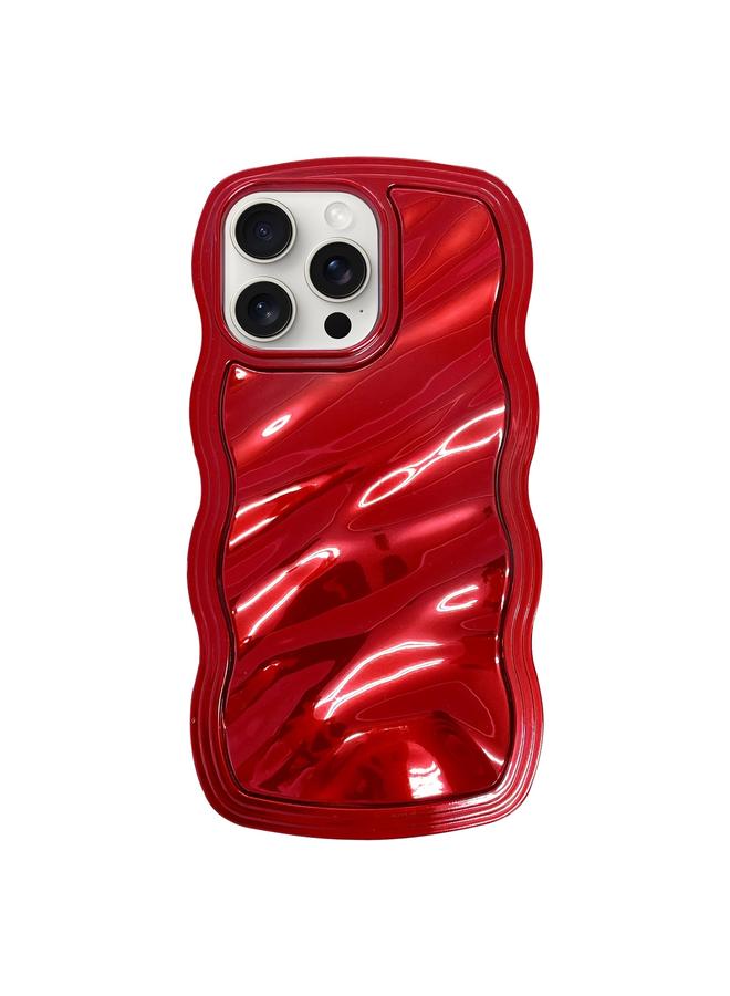 S-TOP Case For iPhone 14 Pro Wave Plated PC Hybrid TPU Phone Case - Image 1