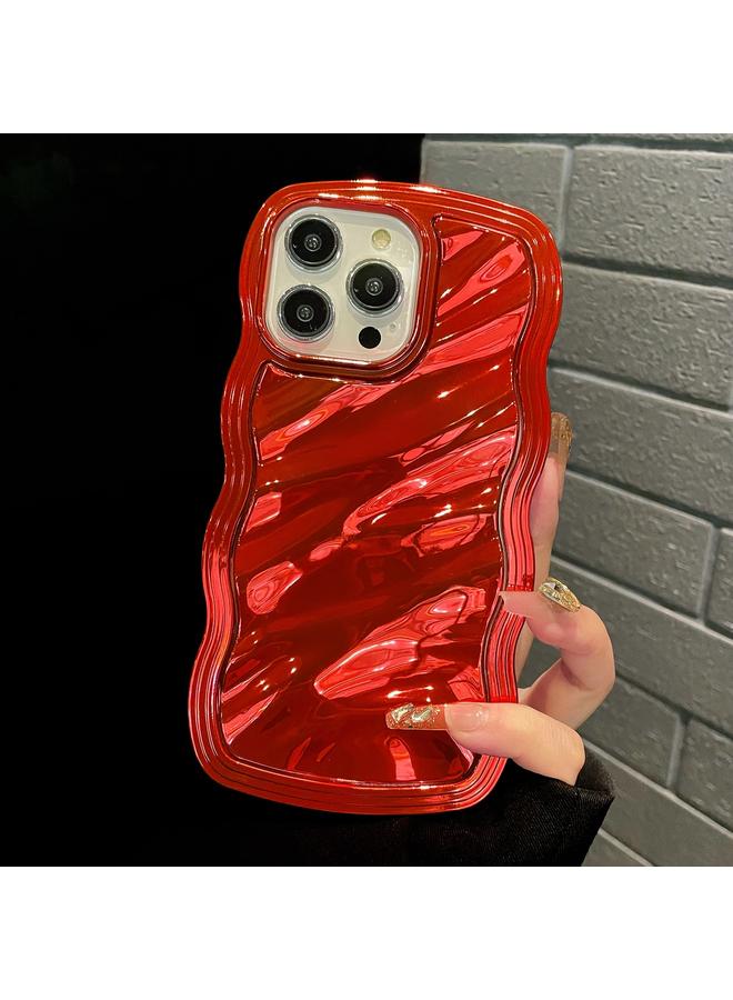 S-TOP Case For iPhone 14 Pro Wave Plated PC Hybrid TPU Phone Case - Image 2