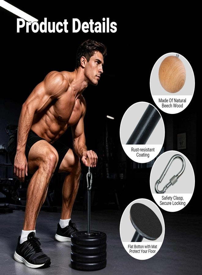 Brobantle Pinch Grip Strength Training Set, Beech Wood Pinch Block Grip Set with Loading Pin, Rock Climbing Power Finger Forearm Hand Exerciser Strength Training Strengthener Equipment For Home Gym (Pinch Wood Set) - Image 3