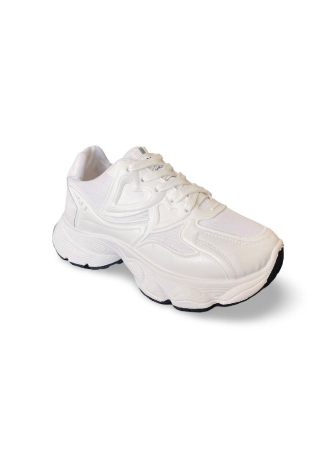 Vbranda High quality leather women's sneaker L-981-WHITE  - Image 2