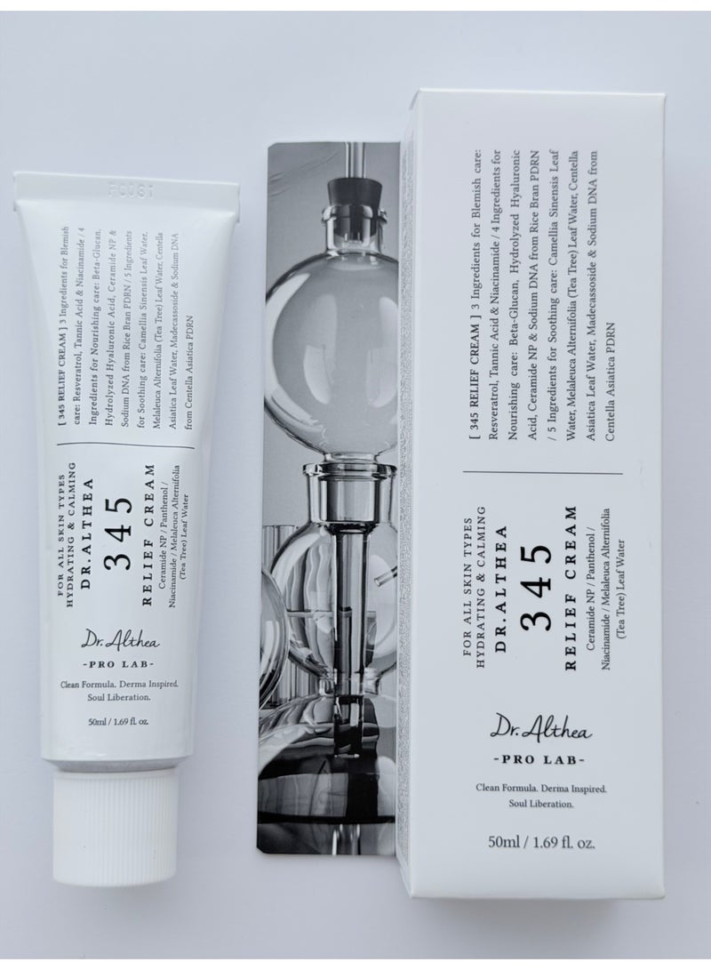 DrAlthea Dr.Althea 345 Relief Cream 50ml Hydrating & Calming Face Cream - Image 1