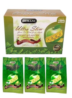 HERBAL BREWS Ultra Slim Green Tea With Green Apple 10 bags 12 pieces 