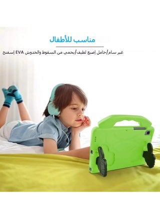 Kids Case for Samsung Galaxy Tab S6 Lite 10.4 inch 2022/2020 Model (SM-P610/P613/P615/P619), Built-in Folding Kickstand Shockproof EVA Lightweight Handle Protective Cover - view 4