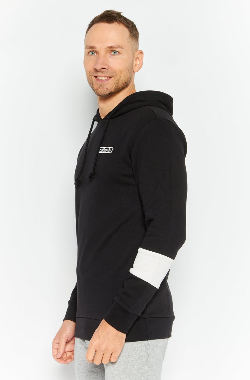 adidas Originals Men Sportswear Fit Long Sleeves Outdoor Hoodie, Black  - Image 2