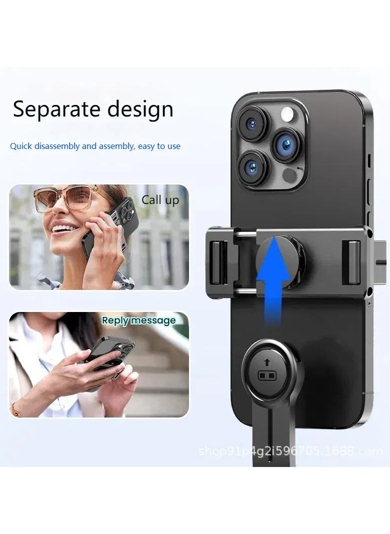 ARNOTEC - 26.46inches(67.2cm)Portable Selfie Stick Tripod, 4 in 1 Extendable Phone Tripod Stand with Detachable Wireless Remote & Phone Holder 360° Rotating Mini Travel Tripod Compatible with iPhone 16/15/14/13 Pro/Android/Gopro - Image 1