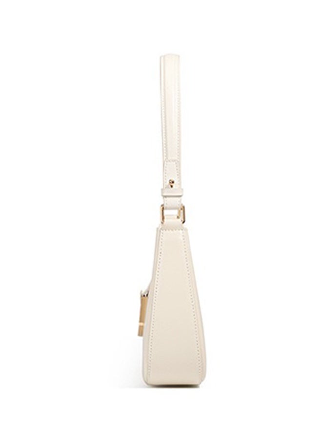 Soft Leather Women's Hobo Shoulder Bag, Elegant Gold Buckle, Daily & Work Use, 25cm - Image 5