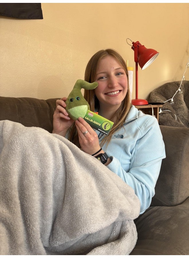 Giant Microbes GIANTmicrobes Gallbladder Plush, Biology Stuffed Animal, Gallbladder Surgery Recovery Gifts, Gastroenterology Gifts, Get Well Gift, After Surgery Must Haves - Image 5