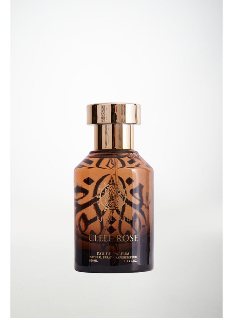 CLEEF ROSE Eau De Perfume - Luxury Premium Fragrance - 50ml By Khaltate