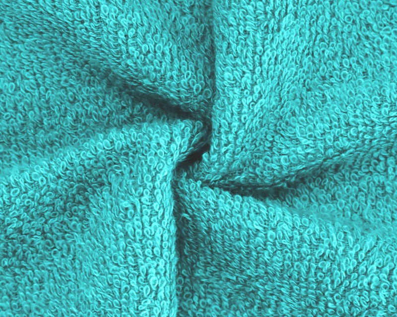 THE HAPPY POD Essential 100% Cotton Hand Towel - Pack of 2, Soft & Absorbent, Quick Dry, Lightweight Towels for Bathroom, Kitchen & Gym| 40 x 60 cm - 380 GSM | Turquoise - Image 5