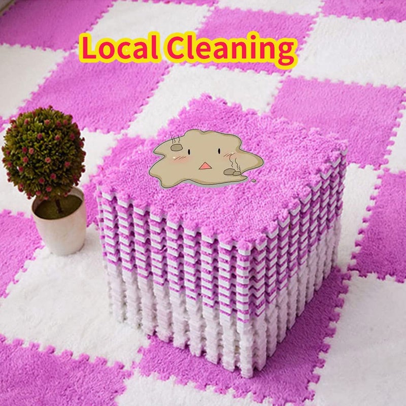 Oncpcare 10Pcs 11â€ x 11â€ Guinea Pig Pads Washable, Reusable Guinea Pig Fleece Cage Liners, Soft Warm Rabbit Sleep Mat Blanket Bed (White) - Image 5